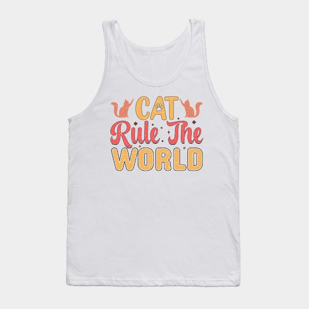 Cat Tank Top by sharukhdesign